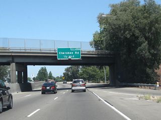 The next exit along California 99 north is Exit 256, Cherokee Lane.