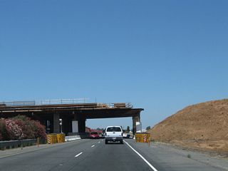 Shortly thereafter, a new bridge was under construction for A Street to cross over California 99.