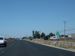 A California 99 north reassurance shield is posted shortly thereafter.