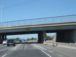 California 99 next passes under Mack Road.