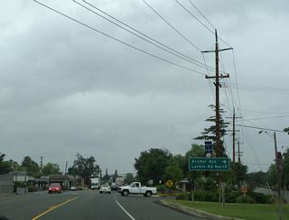 The next right turn connects to Archer Avenue east and Larkin Road north.