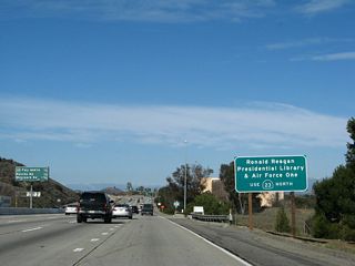 Use California 23 north to theRonald Reagan Presidential Libraryin Simi Valley. In October 2005, President Reagan's Air Force One was permanently opened for the public to see at the library.