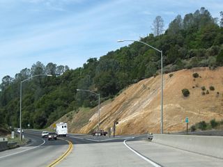 The interchange between California 108 and California 49 is substandard, with limited deceleration area and a sharp right turn. This configuration may be changed once the bypass is widened to four-lane freeway standards.