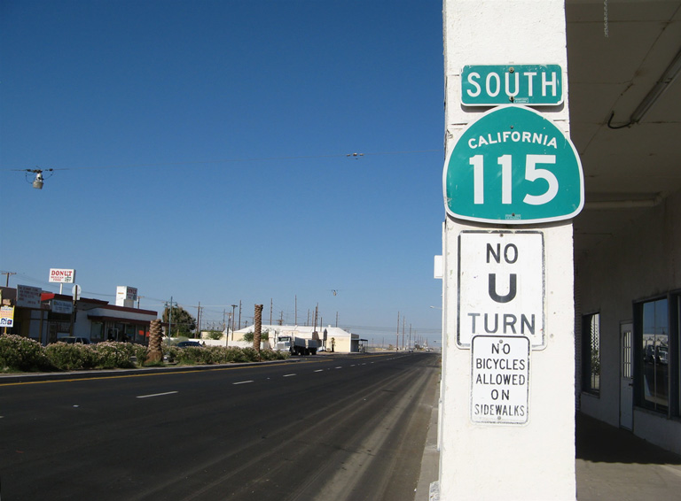 SR 115 south of SR 111/CR S-30 in Calipatria, CA