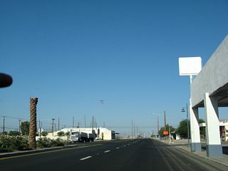 California 115 proceeds east through Calipatria.
