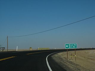 At the curve, the intersection is with Wiest Road and Wirt Road.