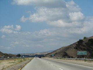 The next four exits from California 118 (Ronald Reagan Freeway) west serve the city of Moorpark: Exit 19B, Collins Drive; Exit 19A, Princeton Avenue; Exit 18B, California 23 north and California 118 (Los Angeles Avenue) west; and Exit 18A, California 23 (Moorpark Freeway) south (left exit). The freeway continues as California 23; the first southbound exit after California 118 departs on Los Angeles Avenue will be California 23's Exit 19, Tierra Rejada Road.