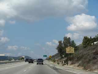 Use Exit 22B (Madera Road south) to El Rancho Simi Adobe, a California registered historic site.