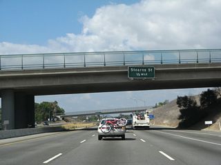 The next exit along California 118 (Ronald Reagan Freeway) west is Exit 28, Stearns Street.