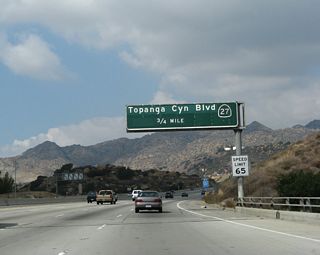The next exit along California 118 (Ronald Reagan [Simi Valley] Freeway) is Exit 34, California 27 (Topanga Canyon Boulevard) south to Chatsworth and Malibu.