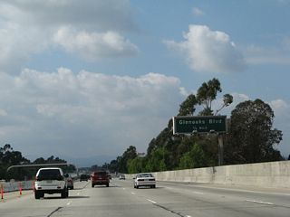 The first exit on California 118 (Simi Valley Freeway) west is Exit 45, Glenoaks Boulevard (0.25 mile).