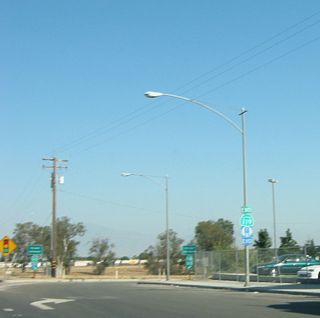 California 119 concludes north at Pumpkin Center where it meets California 99. This is the former junction of U.S. 399 north (California 119) with U.S. 99 (California 99) prior to 1964. While California 119 ends here, U.S. 399 used to continue north along with U.S. 99 into Bakersfield.