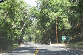 Yorkville is two miles to the east of Beebe Creek along State Route 128.