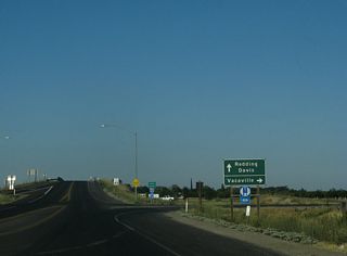 Interstate 505 travels south to Vacaville, where it connects with I-80 to all points in the San Francisco Bay Area.