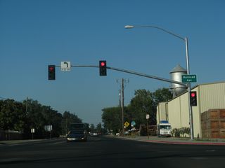 Grant Avenue east at Railroad Avenue (Road 89) in Winters. Prior to the completion of Interstate 505, Railroad Avenue served as the temporary I-505 route. However, it was not designated as a signed state route prior to the temporary designation.