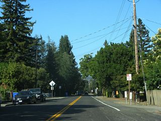 Leaving California 29, eastbound California 128 continues through Rutherford toward Lake Berryessa and Winters.