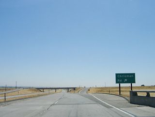 Eastbound California 132 meets Exit 1, Chrisman Road north to Tracy. Gas and some food is also available at this interchange.