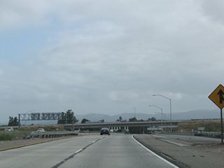 California 133 passes through the Interstate 405 interchange.