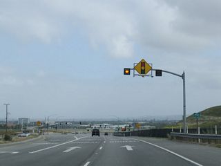 The intersection between California 133 and Laguna Canyon Road is the only traffic signal between California 73 and Interstate 405.