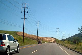 Prior to the completion of an expansion project in 2008, California 133 used to carry only two lanes as it passed through Laguna Canyon.