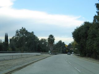 The Colorado Freeway also spans Monte Bonito Drive west before joining Colorado Boulevard.