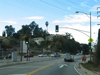 All traffic on the Colorado Freeway west defaults onto westbound Colorado Boulevard (old SR 134) en route to Glendale. No direct access to eastbound Colorado Boulevard, as the prior exit to Figueroa Street is part of that movement from SR 134 westbound.
