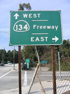 Northbound San Rafael Avenue at California State Route 134 (Ventura Freeway).