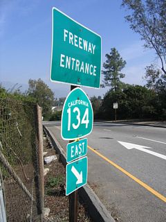 The interchange between San Rafael Avenue and SR 134 was formerly the south end of SR 159 before that route was decommissioned. SR 159 followed Linda Vista Avenue from Colorado Boulevard north to Interstate 210 and Foothill Boulevard (former SR 118).