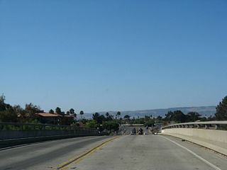 SR 135 begins south alongside U.S. 101 Business from a trumpet interchange (Exit 173) with U.S. 101/SR 166 in Santa Maria.