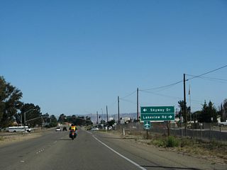 The next traffic signal along California 135 (Orcutt Expressway) north is with Skyway Drive north to the Santa Maria Airport and Lakeview Road east to U.S. 101.