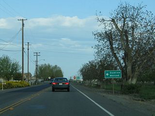 California 140 will make a left turn from Sullivan Road onto California 33/Jensen Road north. Gustine sits on California 33-140; the routes divide north of downtown Gustine.
