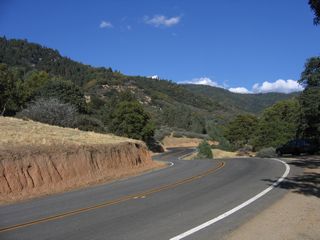 California 155 (Garces Highway) continues east toward Greenhorn Summit along a slow and winding course.
