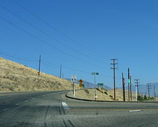 Barlow Road travels east to areas in front of both dams that are part of the Isabella Dam project. The dam visible to the east of California 155 is the Borel portion of the dam, which provides water into the Borel Canal.