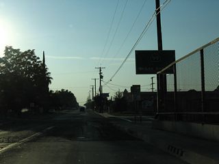 Ellington Street extends south from SR 155 (Garces Highway) the entrance ramp for SR 99 (Golden State Freeway) south to Bakersfield and Los Angeles (via Interstate 5).