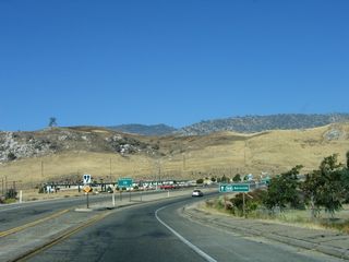 Kernville Road connects Nugget Avenue at Lake Isabella Boulevard with SR 155 north to Kernville at the exchange with SR 178.