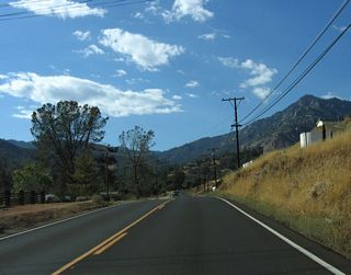 Seasonally, chains might be required along California 155 west of Wofford Heights during Winter snows and inclement weather.