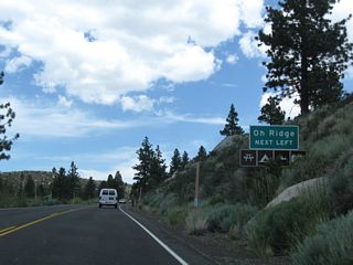 Northshore Drive returns to SR 158 from the loop west around June Lake and Gull Lake. Oh! Ridge and the June Lake Picnic Area, which features a swimming beach, lie just south of Northshore Drive nearby.