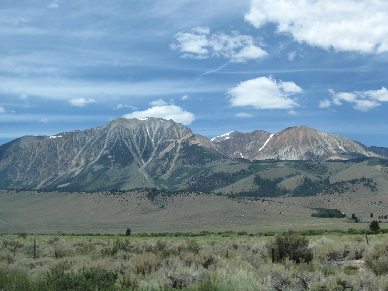 The Sierra Nevada from SR 158 along June Lake Loop