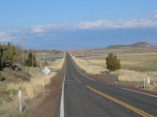 California 161 leaves U.S. 97 northeast of Dorris and travels east through the Lower Klamath National Wildlife Refuge to Tulelake and Malin, Oregon.