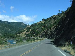 Another scenic view of the Eel River and California 162 comes into view as the state highway continues traveling north and east toward Dos Rios and Covelo.
