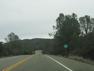 Another California 162 east reassurance shield is posted further in the state recreation area.