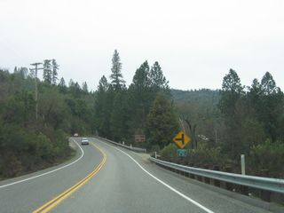 Eastbound California 162 concludes at Foreman Creek Road. Turn left on Foreman Creek Road to the Foreman Creek site of the Lake Oroville State Recreation Area.