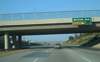 Shields Avenue is a major east-west arterial in Fresno.