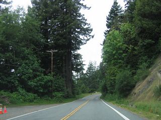 California 169 is a narrow, two-lane highway that has driveways and other access point along its short route.