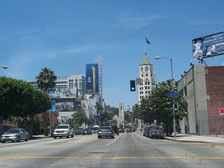 One block north, California 170 (Highland Avenue) meets Selma Avenue at this traffic signal.