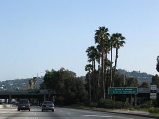 The interchange between 101, 134, and 170 (commonly known as the Hollywood Split Interchange) is officially known as the Bruce T. Hinman Memorial Interchange.