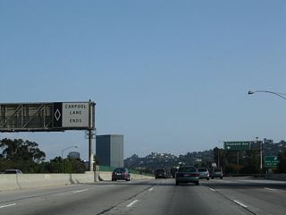 The carpool lane ends once 170 and 101 complete their merge. From here, U.S. 101 continues south over the Cahuenga Pass to Hollywood and downtown LA. California 170 will resume as an unsigned route at the Highland Avenue interchange just south of Cahuenga Pass.