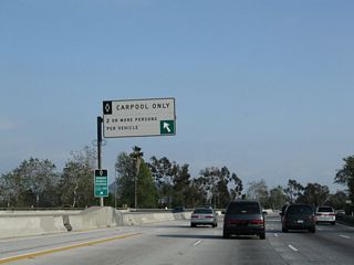 The third entrance/exit from the carpool lanes is located just south of the Oxnard Street interchange along California 170 (Hollywood Freeway) south.