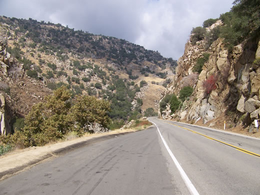 California State Route 178 at Kern River Canyon