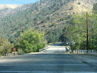 On Old California 178 (Kern Canyon Road) is a 1951 bridge and a campground area known as Hobo. The nearby Miracle hot springs are popular for soaking.